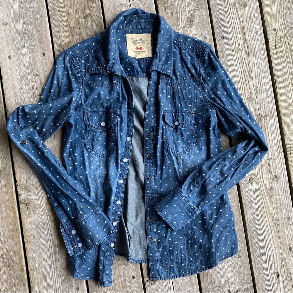 Buffalo David Bitton Denim Button-Up